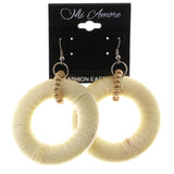 Mi Amore Dangle-Earrings White/Tan