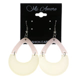Mi Amore Dangle-Earrings White/Pink