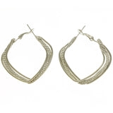 Mi Amore Dangle-Earrings Silver-Tone