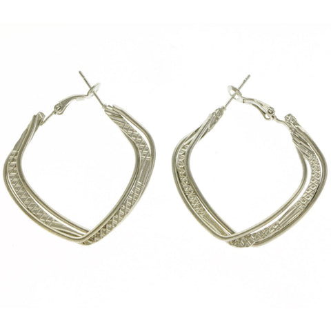 Mi Amore Dangle-Earrings Silver-Tone