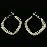 Mi Amore Dangle-Earrings Silver-Tone
