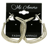 Mi Amore Dangle-Earrings Silver-Tone