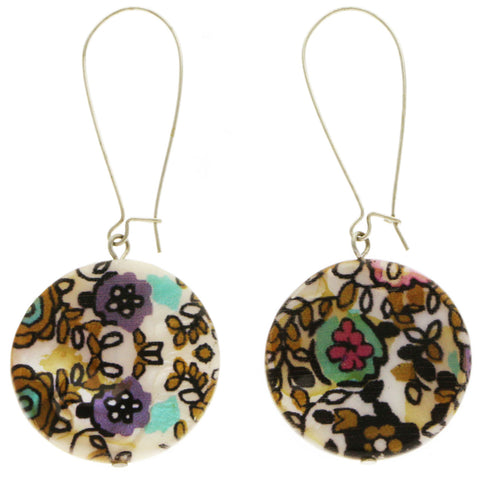 Mi Amore Flower Dangle-Earrings Multicolor