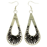 Mi Amore Dangle-Earrings Silver-Tone/Black