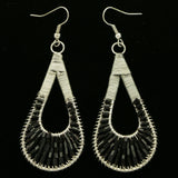 Mi Amore Dangle-Earrings Silver-Tone/Black
