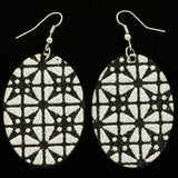 Mi Amore Dangle-Earrings Silver-Tone/Black