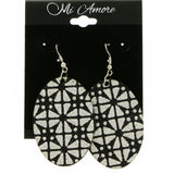 Mi Amore Dangle-Earrings Silver-Tone/Black