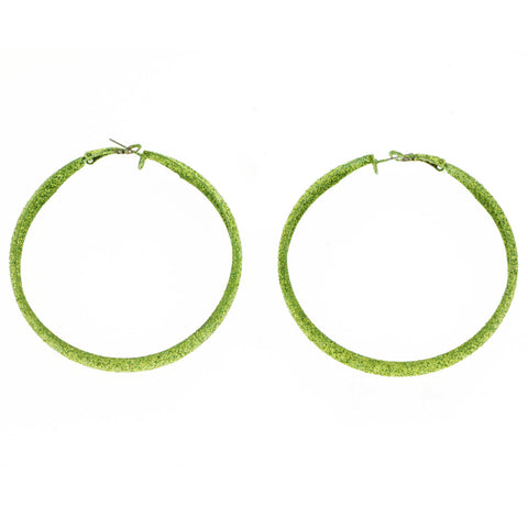 Mi Amore Hoop-Earrings Green