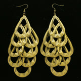 Mi Amore Drop-Dangle-Earrings Bronze-Tone