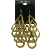 Mi Amore Drop-Dangle-Earrings Bronze-Tone