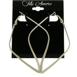 Mi Amore Dangle-Earrings Silver-Tone