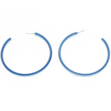 Mi Amore Dangle-Earrings Blue & Silver-Tone