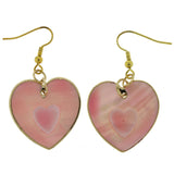 Mi Amore Dangle-Earrings Gold-Tone/Pink