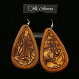 MiAmore Dangle-Earrings Silver-Tone/Brown
