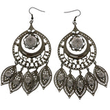 MiAmore Dangle-Earrings Dark-Silver/Gray