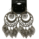 MiAmore Dangle-Earrings Dark-Silver/Gray