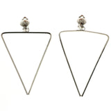 Mi Amore Clip-On-Earrings Silver-Tone