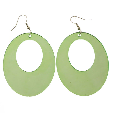Mi Amore Dangle-Earrings Silver-Tone/Green