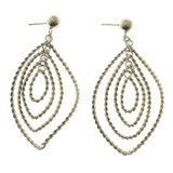 Mi Amore Dangle-Earrings Silver-Tone