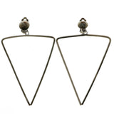 Mi Amore Clip-On-Earrings Dark-Silver