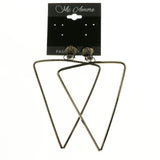 Mi Amore Clip-On-Earrings Dark-Silver