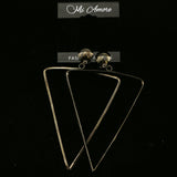 Mi Amore Clip-On-Earrings Dark-Silver