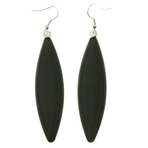 Mi Amore Dangle-Earrings Silver-Tone/Black