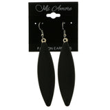 Mi Amore Dangle-Earrings Silver-Tone/Black