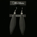 Mi Amore Dangle-Earrings Silver-Tone/Black