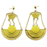 Mi Amore Dangle-Earrings Gold-Tone/Yellow