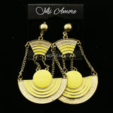 Mi Amore Dangle-Earrings Gold-Tone/Yellow
