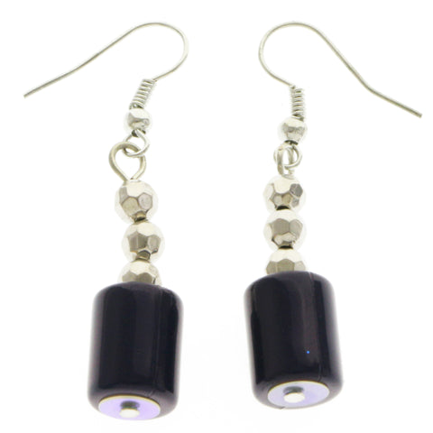 Mi Amore Dangle-Earrings Blue/Silver-Tone