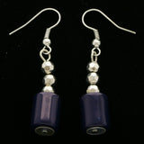 Mi Amore Dangle-Earrings Blue/Silver-Tone