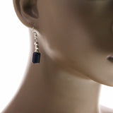 Mi Amore Dangle-Earrings Blue/Silver-Tone