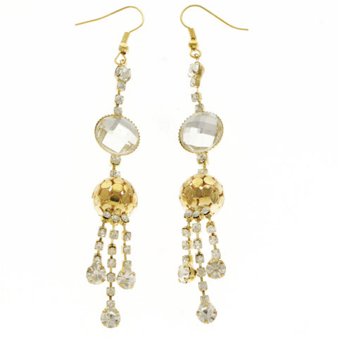 Mi Amore Drop-Dangle-Earrings Gold-Tone