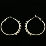 Mi Amore Hoop-Earrings Silver-Tone