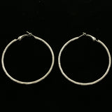 Mi Amore Hoop-Earrings Silver-Tone