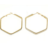 Mi Amore Hoop-Earrings Gold-Tone/Silver-Tone