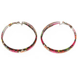 Mi Amore Flower Hoop-Earrings Multicolor