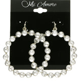Mi Amore Dangle-Earrings Silver-Tone