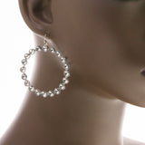 Mi Amore Dangle-Earrings Silver-Tone
