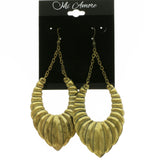 Mi Amore Dangle-Earrings Bronze-Tone