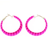 Mi Amore Hoop-Earrings Pink/Purple