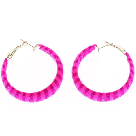 Mi Amore Hoop-Earrings Pink/Purple