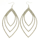 Mi Amore Dangle-Earrings Silver-Tone