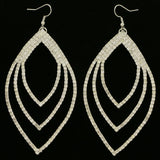 Mi Amore Dangle-Earrings Silver-Tone