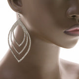 Mi Amore Dangle-Earrings Silver-Tone
