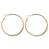 Mi Amore Hoop-Earrings Gold-Tone/White