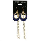 Mi Amore Dangle-Earrings Gold-Tone/Blue