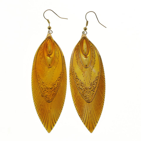 Mi Amore Dangle-Earrings Gold-Tone